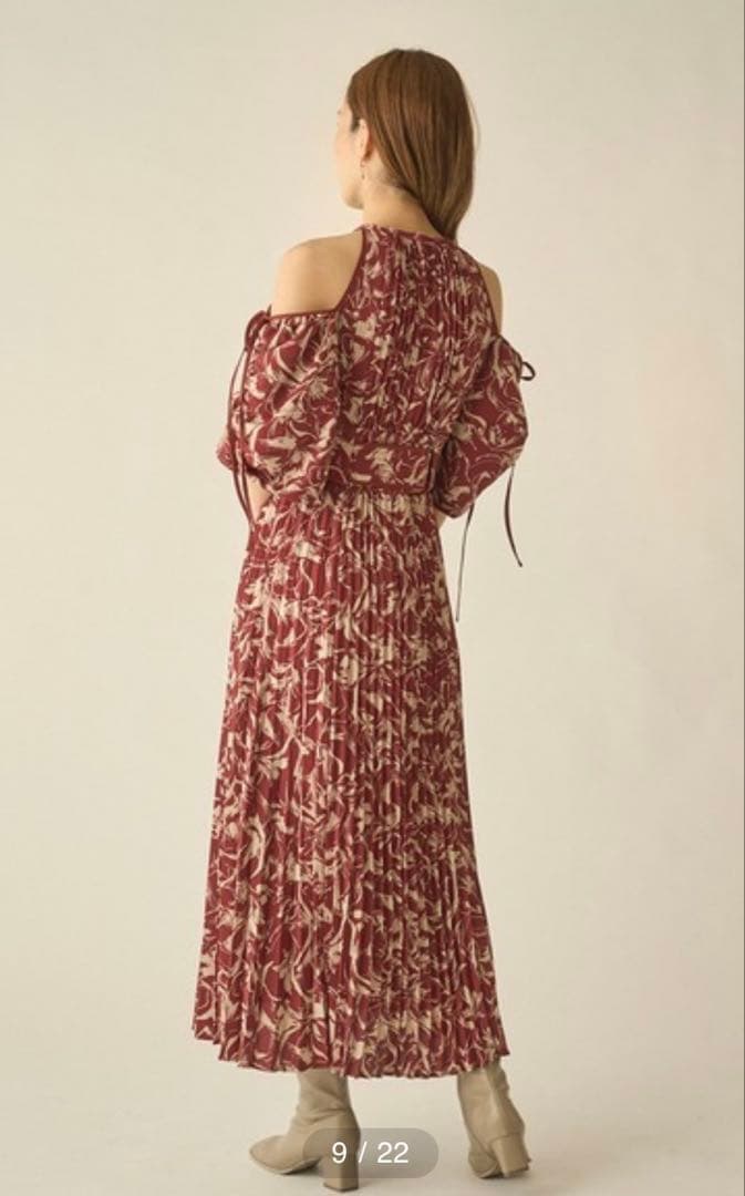 【snidel】花柄ワンピース