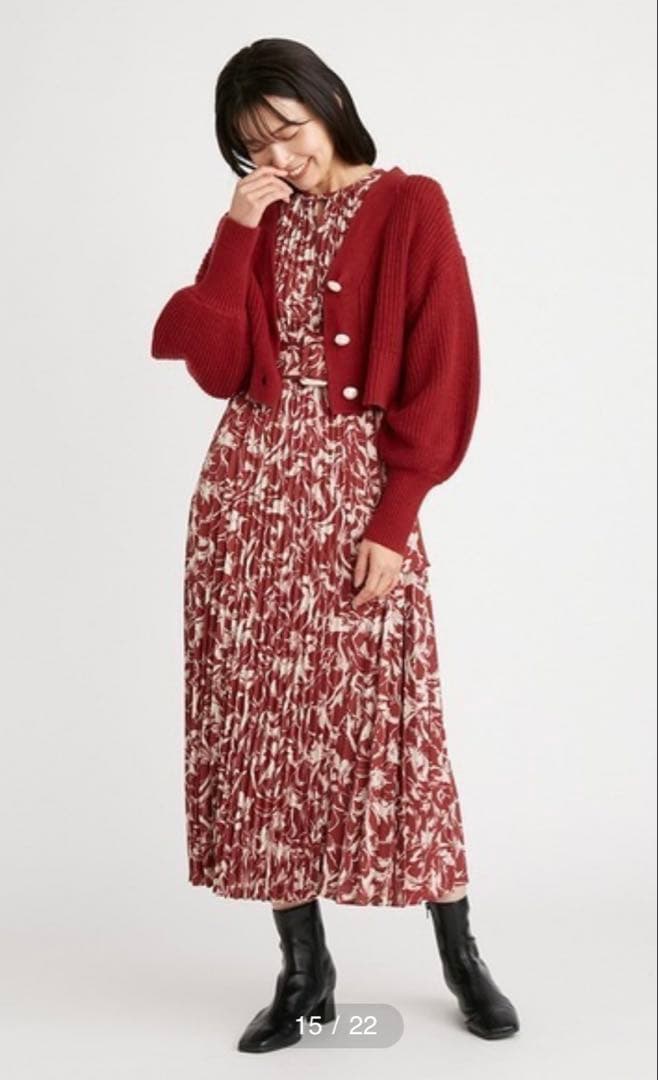 【snidel】花柄ワンピース