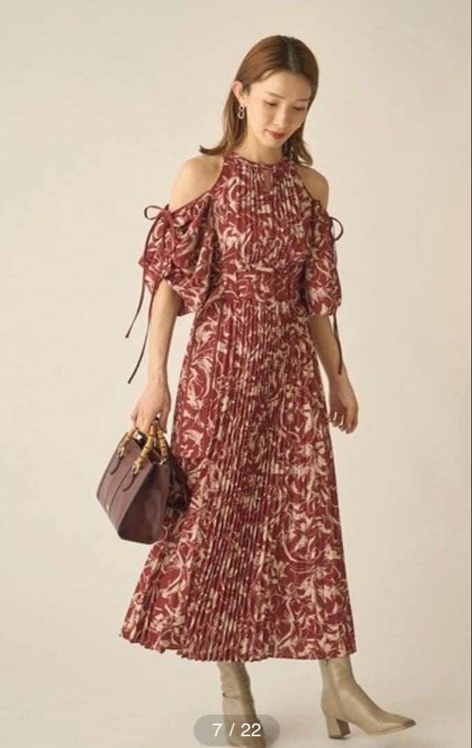 【snidel】花柄ワンピース