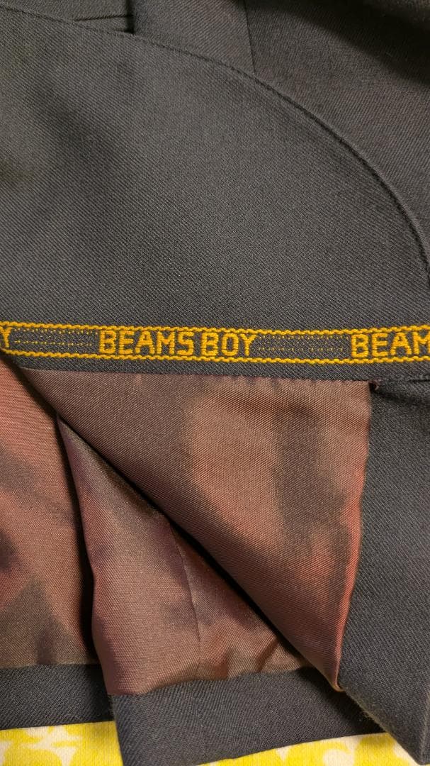 ©*️様 BEAMS BOYポリエステルウール3ボタンブレザー*ネイビー0サイズ