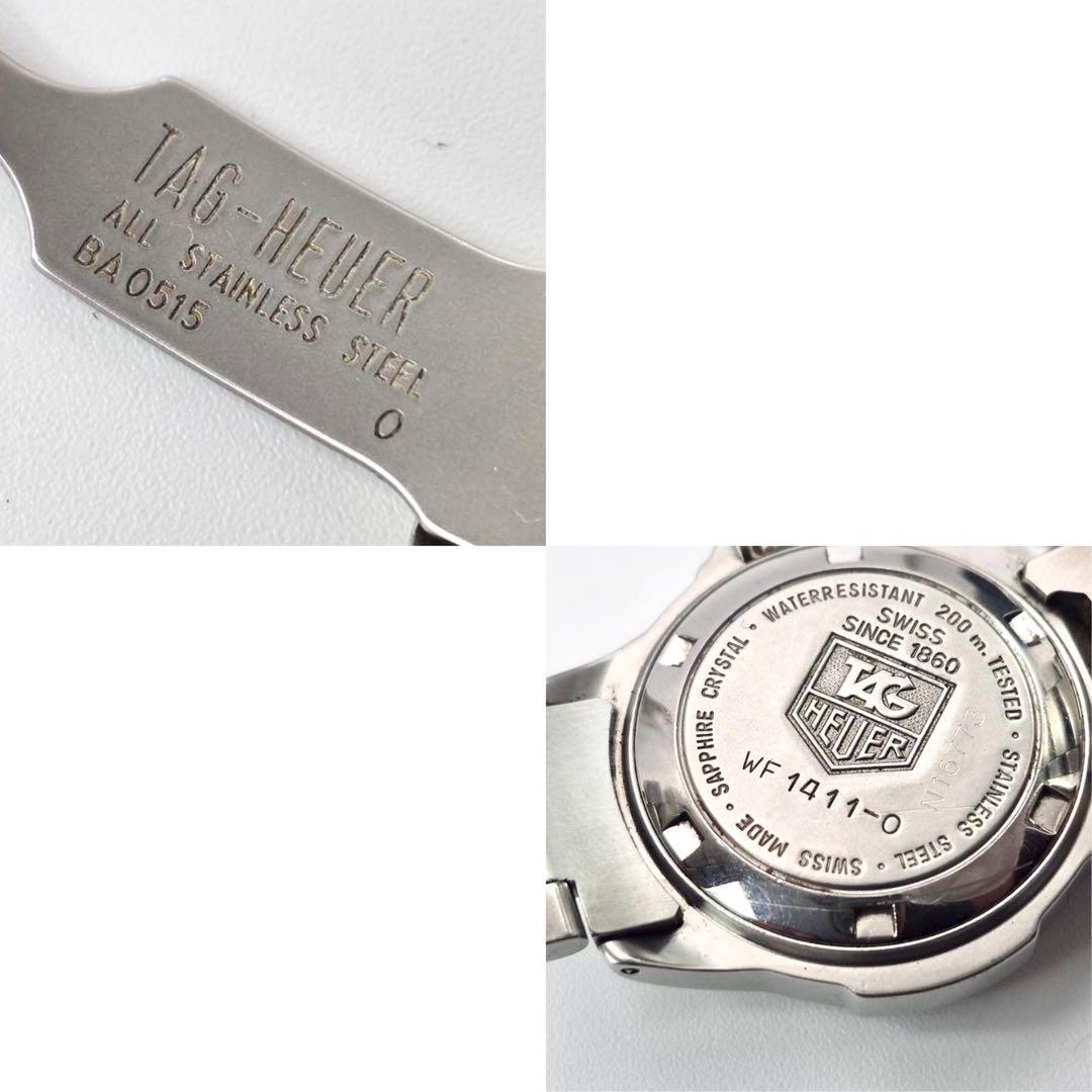 美品✨　タグホイヤー　WF1411プロフェッショナル ブラック　腕時計　クォーツ