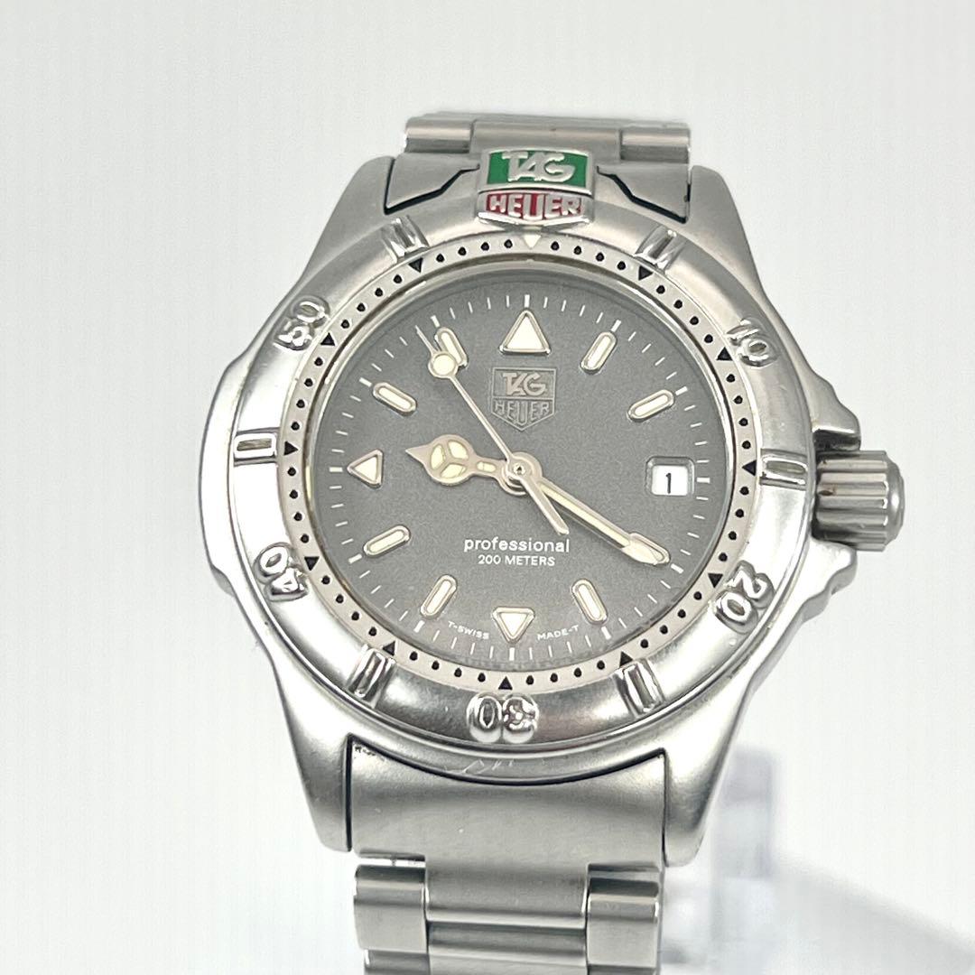 美品✨　タグホイヤー　WF1411プロフェッショナル ブラック　腕時計　クォーツ