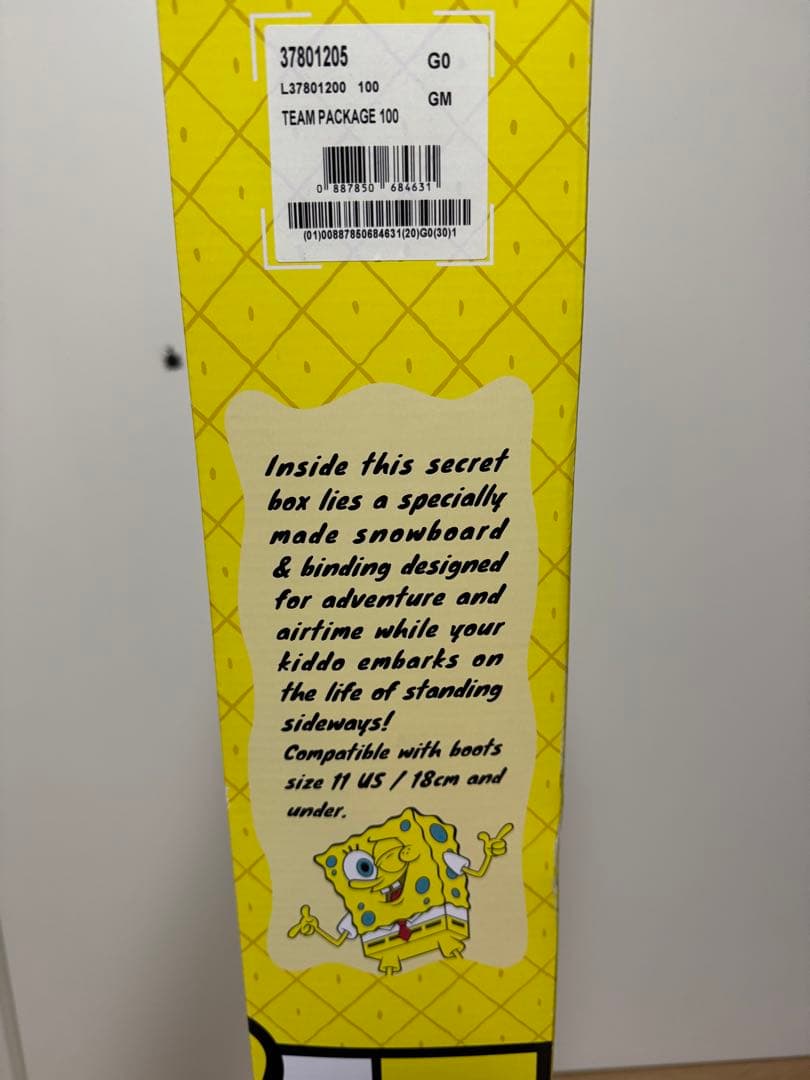 Salomon スポンジボブ スノーボードセット