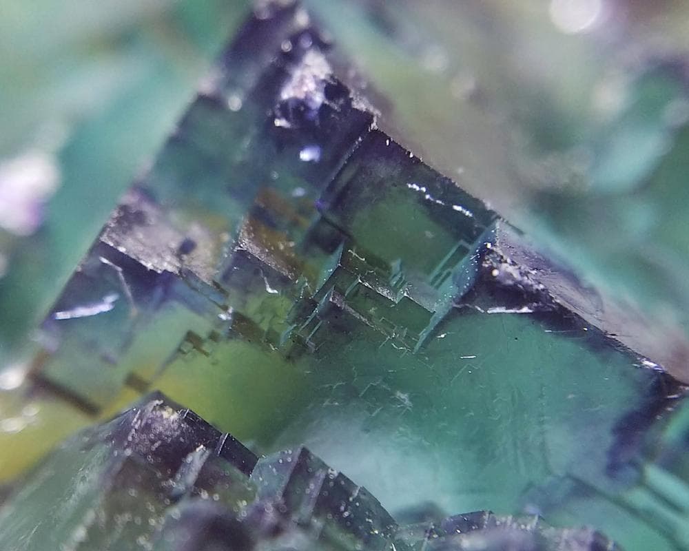 375 フローライト エロンゴ産 ブルーグリーン パープル 蛍石