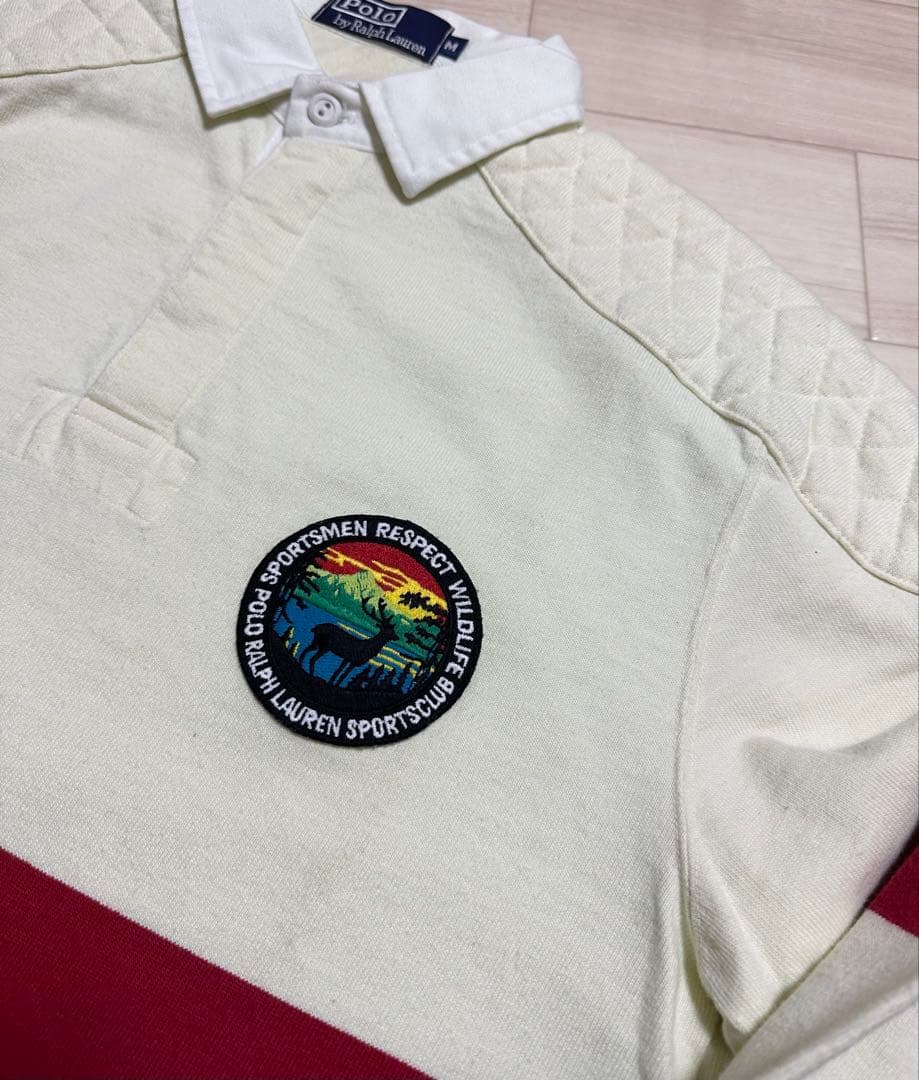 90s polo ralph lauren ラガーシャツ wild life