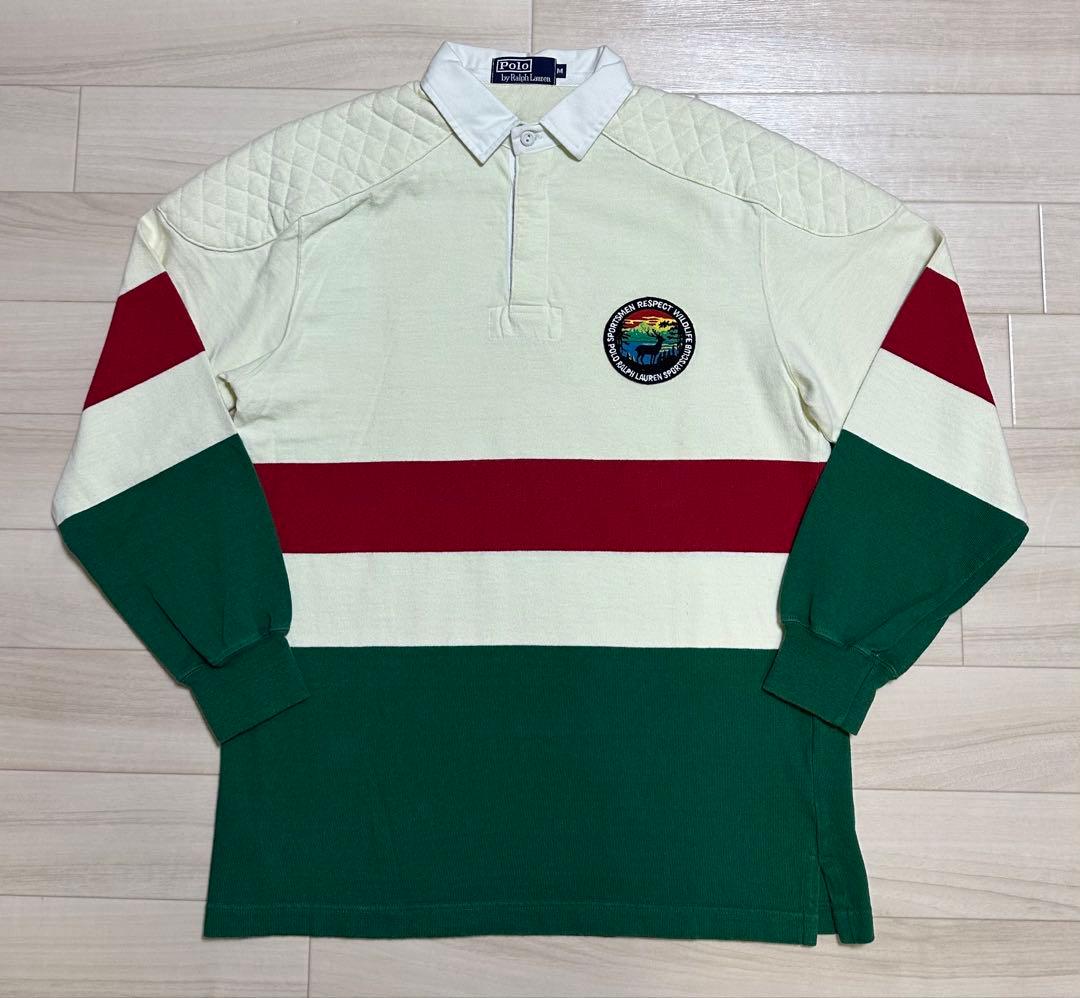 90s polo ralph lauren ラガーシャツ wild life