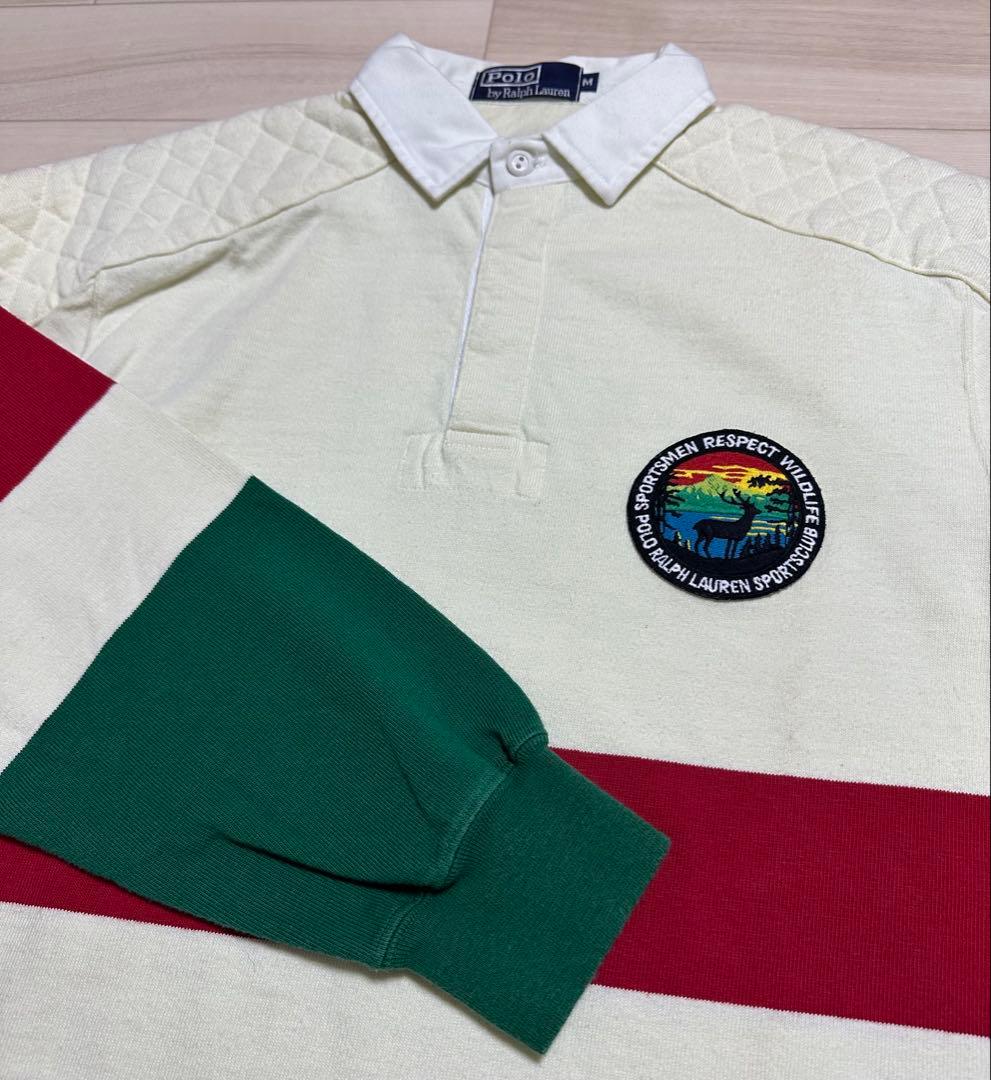 90s polo ralph lauren ラガーシャツ wild life
