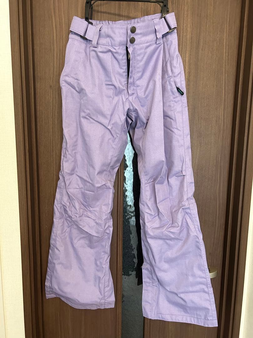 スノーボード/スキーウェアセット マルチカラー&ラベンダー+手袋