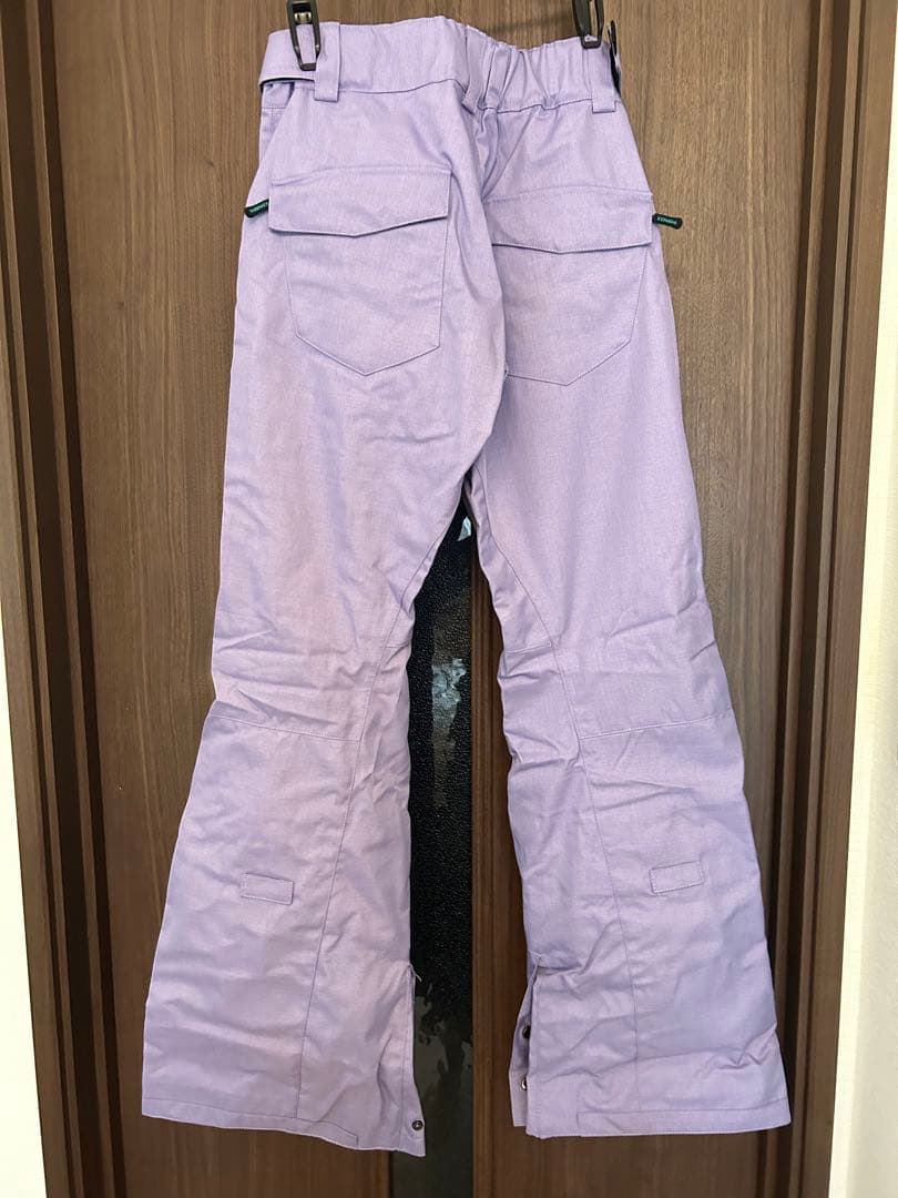 スノーボード/スキーウェアセット マルチカラー&ラベンダー+手袋