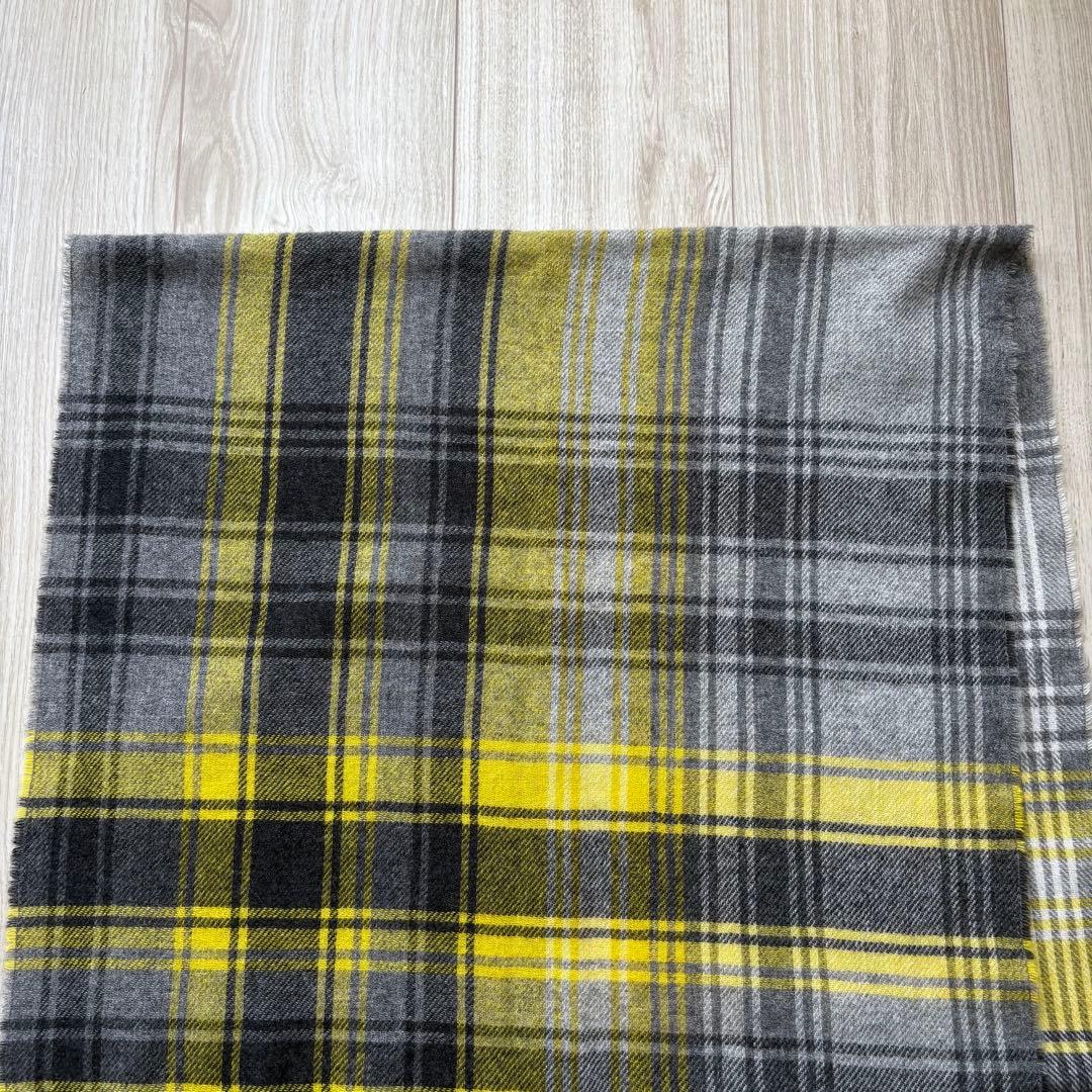 【新品】ジョンストンズ×レリアン カシミヤ100% 大判マフラー ストール 現行