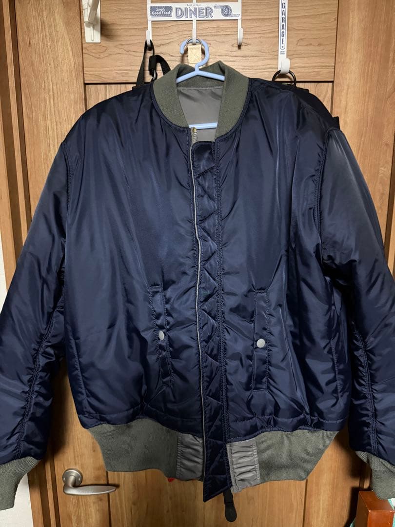 【ALPHA INDUSTRIES】MA-1 フライトジャケット グレー