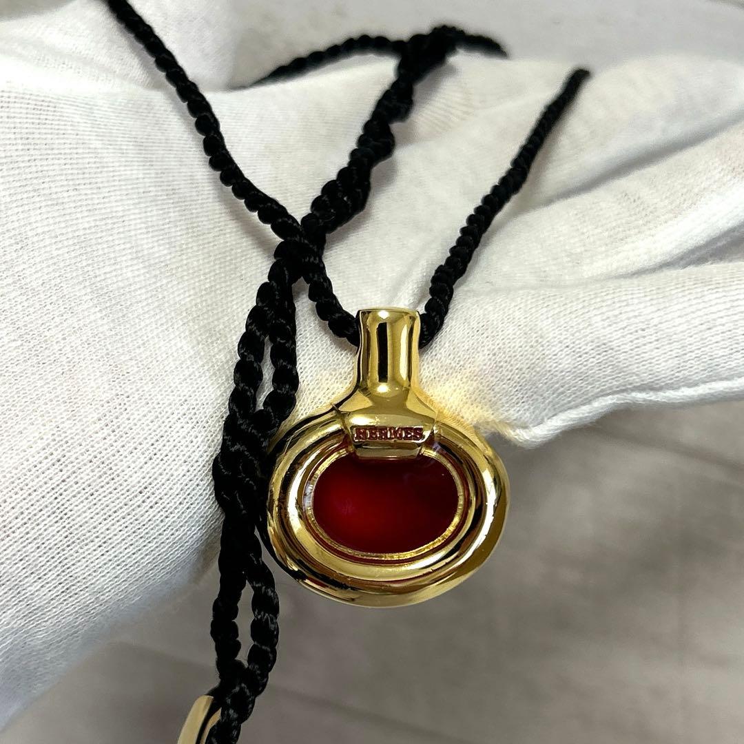 新品未使用　エルメス 90s パフューム ボトルネックレス 香水　ペンダント