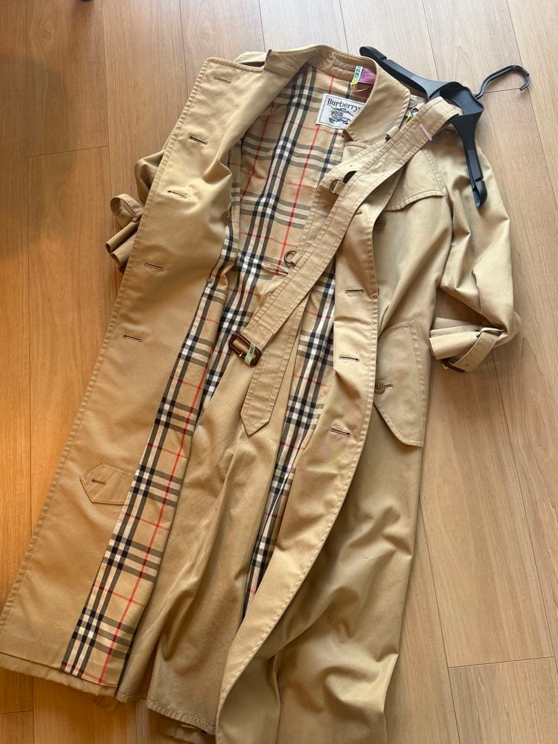 希少 Burberrys ヴィンテージ トレンチコート ノバチェック ベルト付