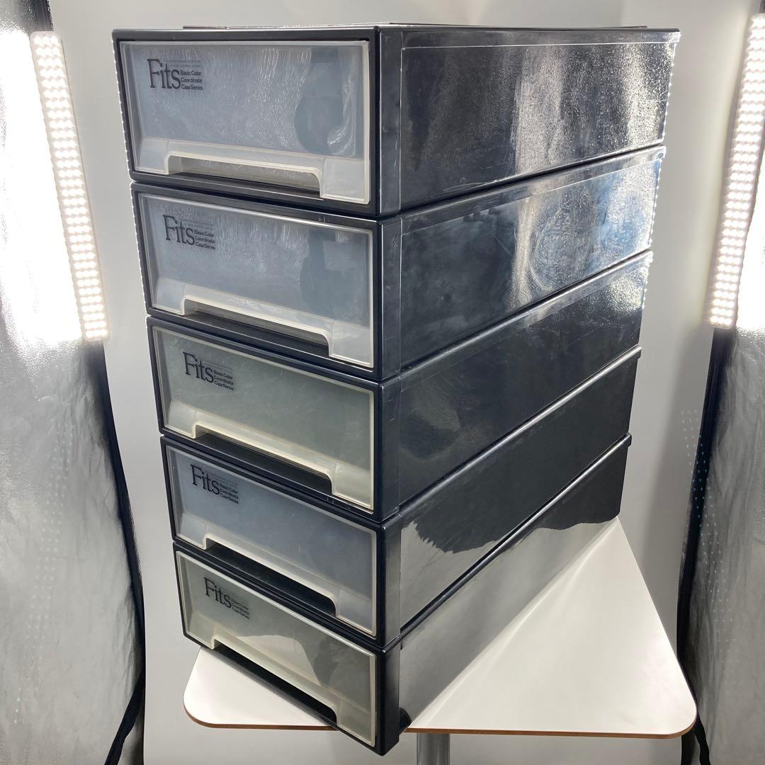 天馬 Fits フィッツケース 5個セット 幅39×奥行74×高18cm 収納