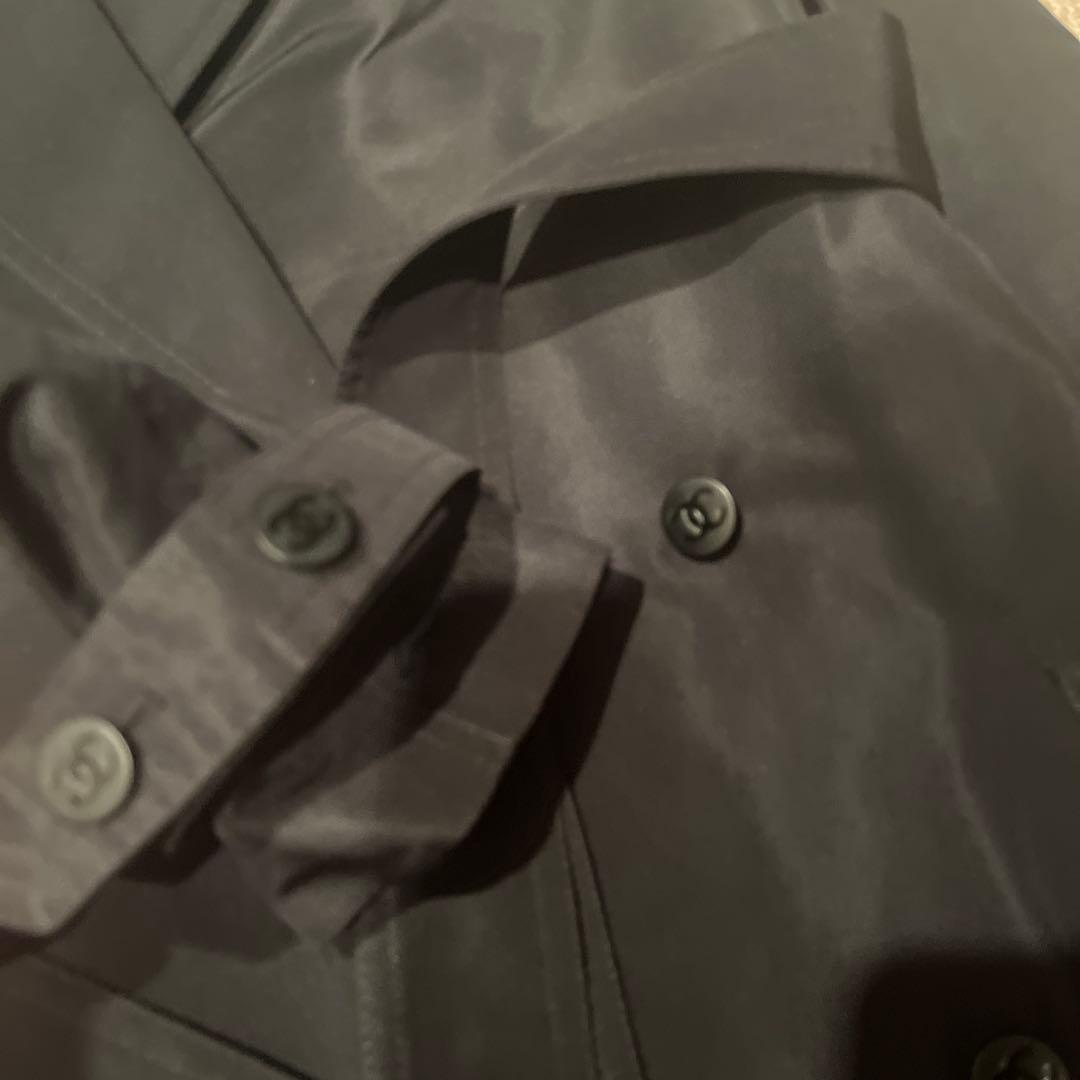 CHANEL ブラック トレンチコート