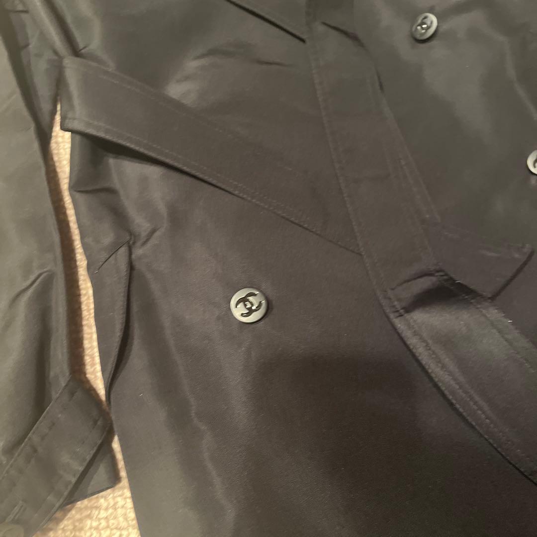 CHANEL ブラック トレンチコート