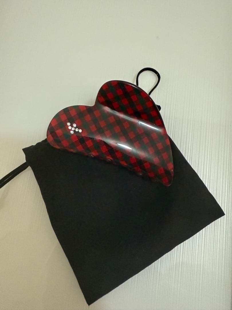 familiar ヘアクリップ　ファミリアチェック