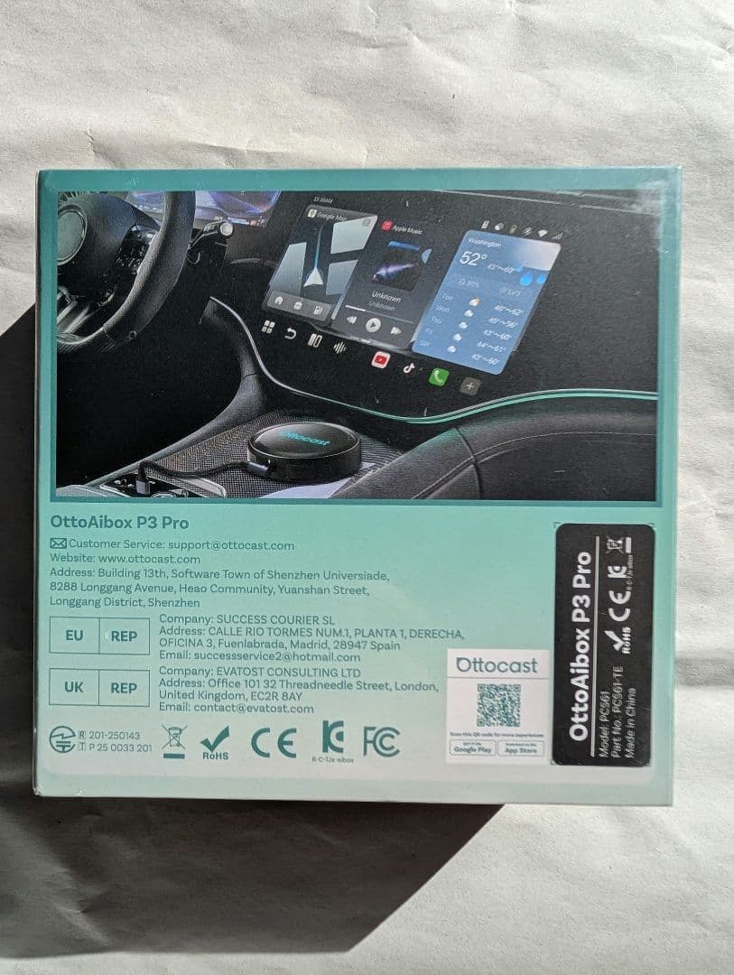 【新品未開封】ottocast P3 PRO HDMIケーブル付き