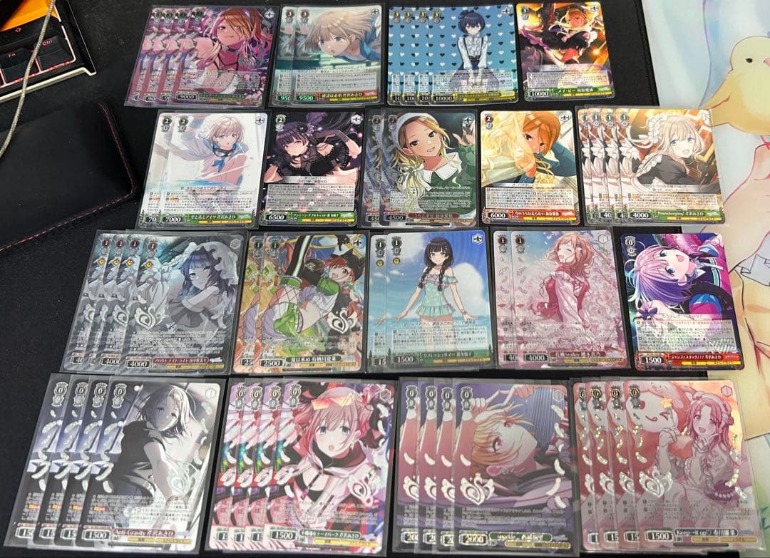 【ヴァイスシュヴァルツ】アイドルマスターシャイニーカラーズ 8電源デッキ＋パーツ