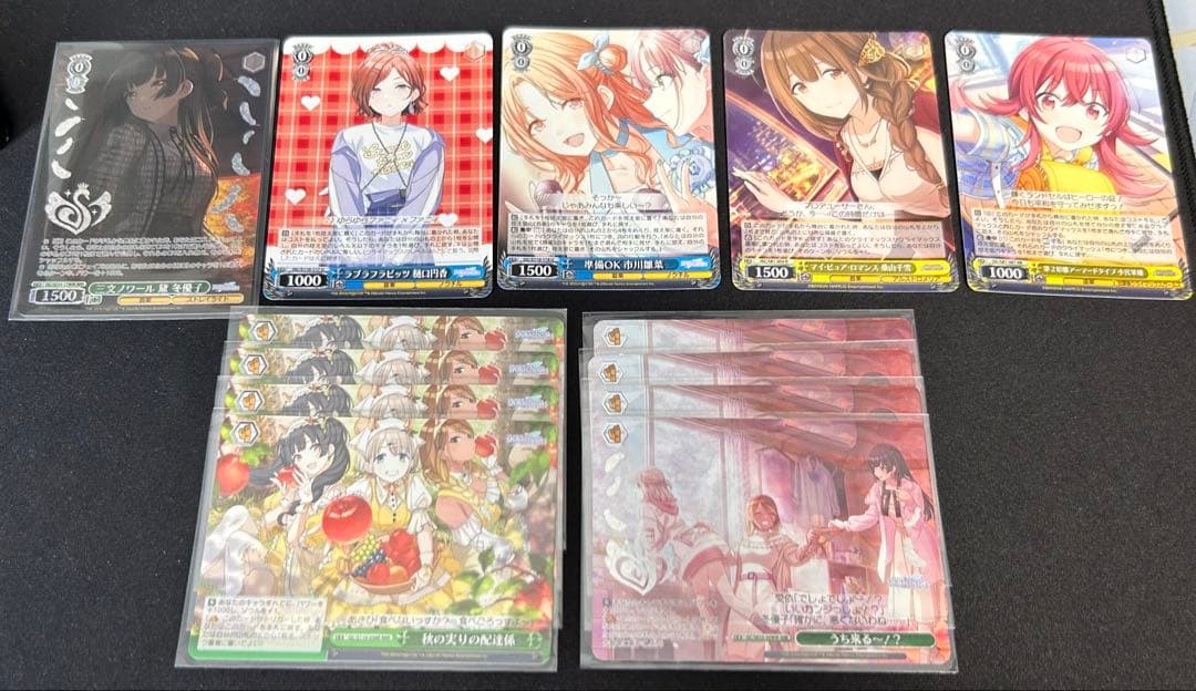 【ヴァイスシュヴァルツ】アイドルマスターシャイニーカラーズ 8電源デッキ＋パーツ