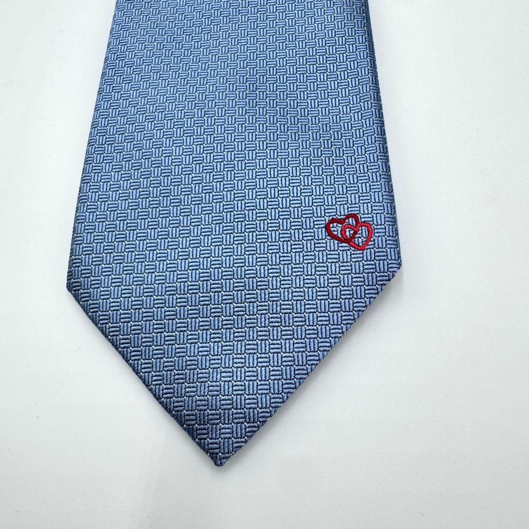 未使用タグ付き ブルガリ ネクタイ 箱付き ソリッド セッテピエゲ ハイブランド