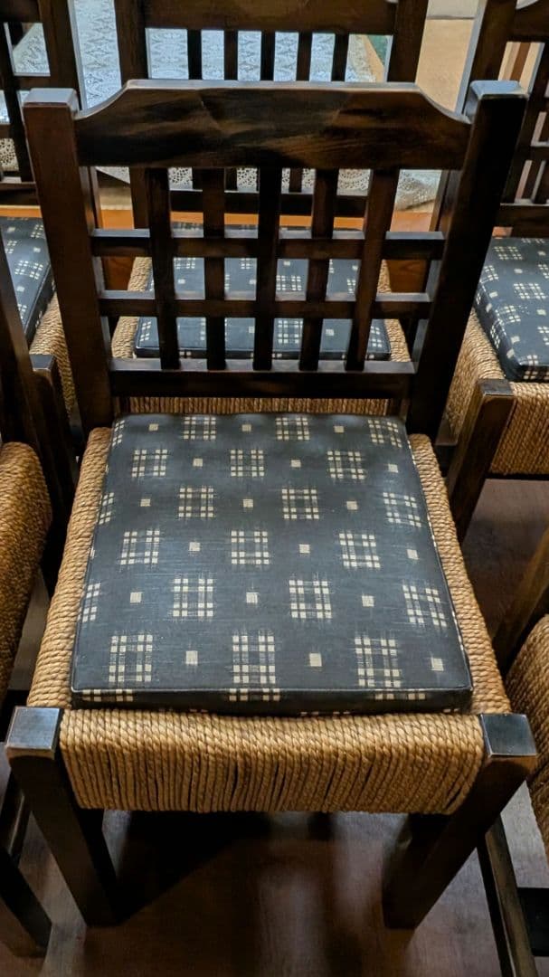 カウンター椅子 6脚　和風