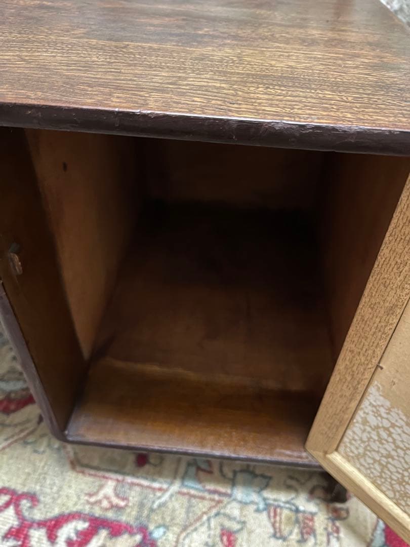 1日価格＾＾木製文机 昭和初期アンティーク　お手入れ済みレトロ