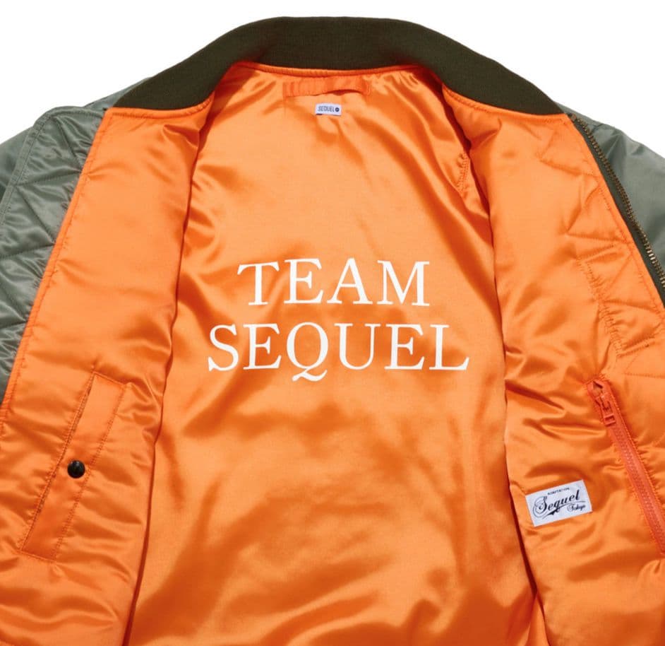 即発送 SEQUEL MA-1 L SQ-25AW-JK-06 ジャケット