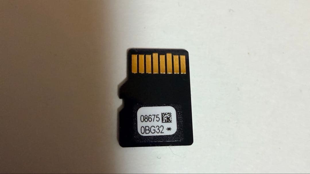 トヨタSDナビ　2024年秋版純正地図SDカード08675-0BG32