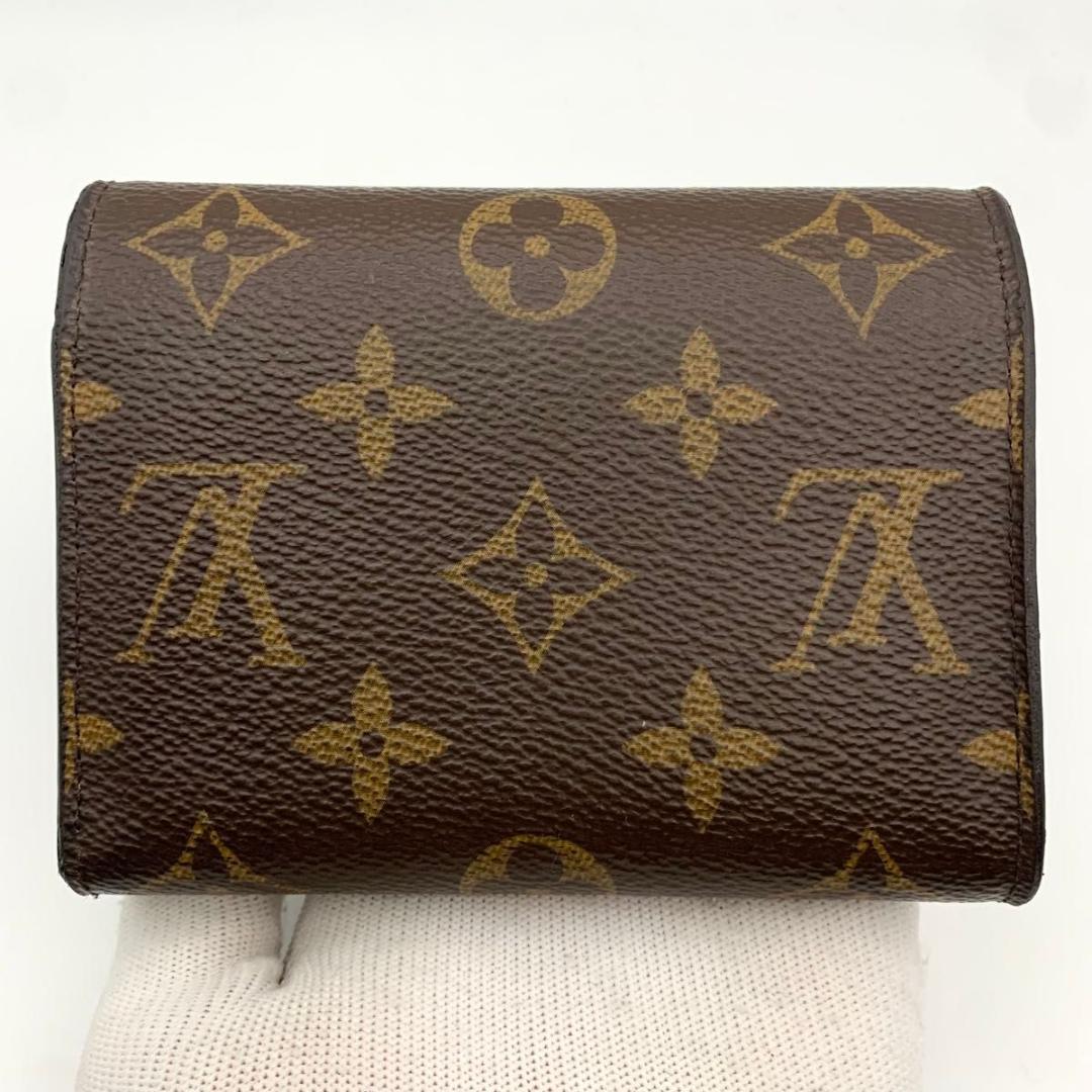 美品 ルイヴィトン ポルトフォイユヴィクトリーヌ 財布 コンパクト フューシャ