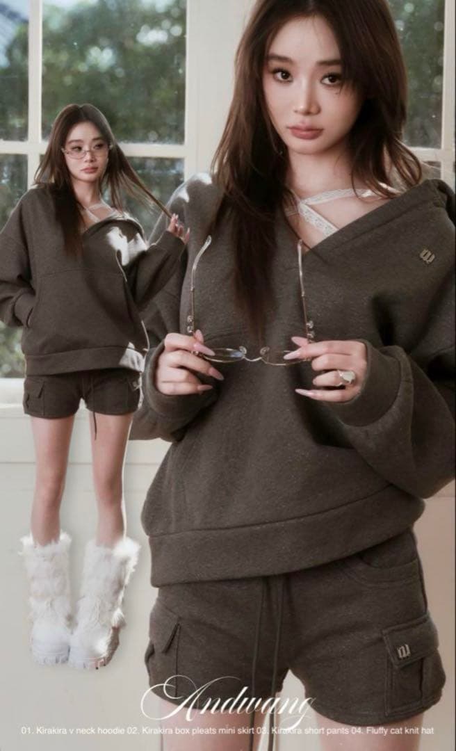 【新品未開封】andwang kirakira short pants パンツ