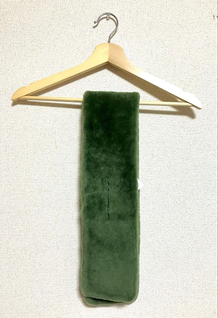新品未使用　AURALEE MERINO MOUTON STOLE GREEN