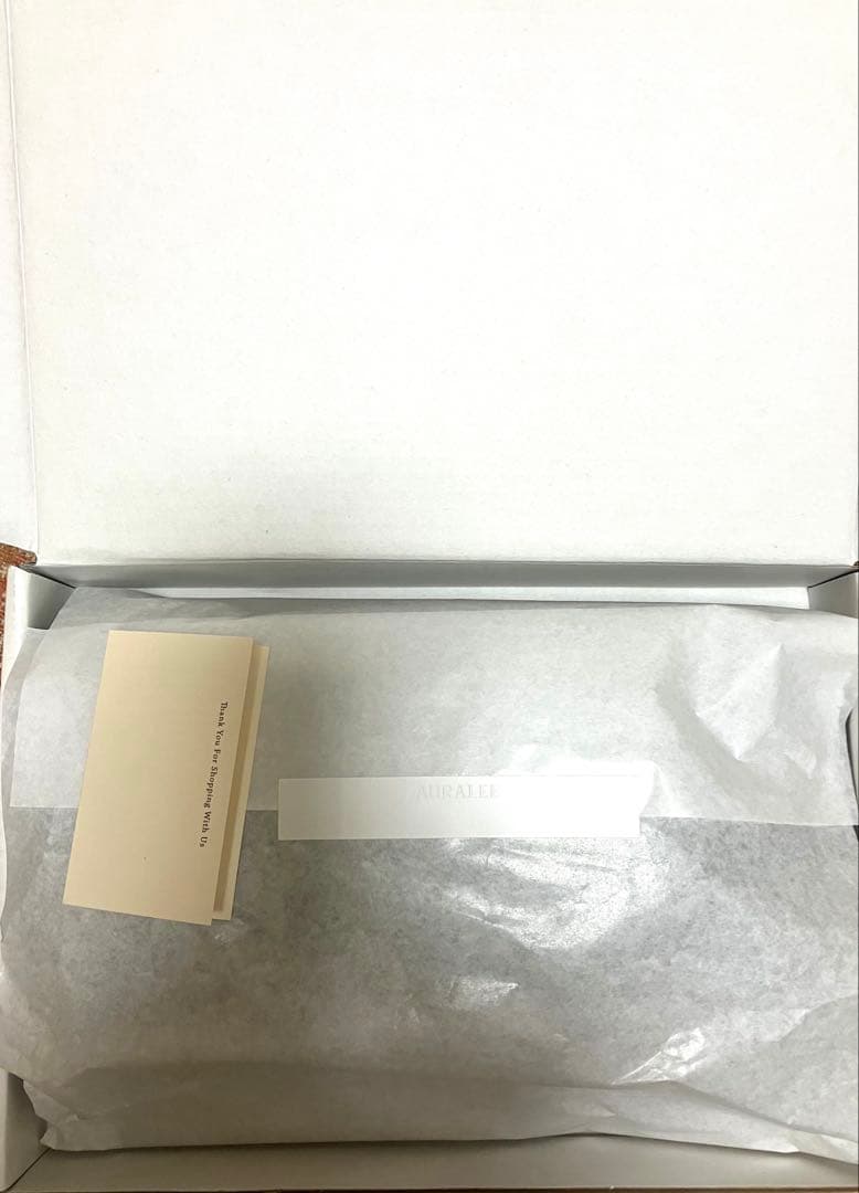 新品未使用　AURALEE MERINO MOUTON STOLE GREEN