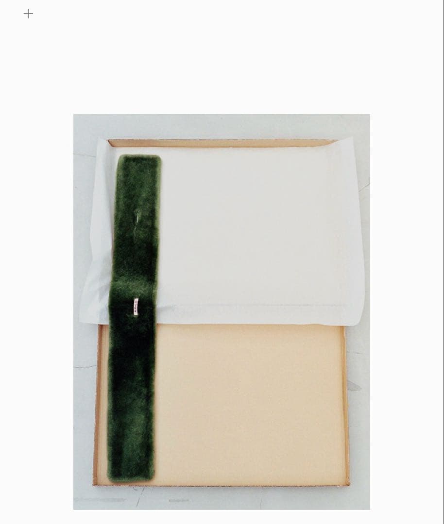 新品未使用　AURALEE MERINO MOUTON STOLE GREEN