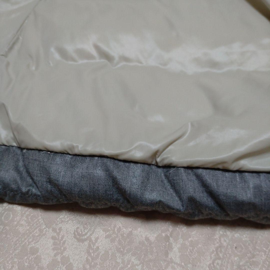 DUVETICA フード付きグレーダウンベスト　　サイズ40