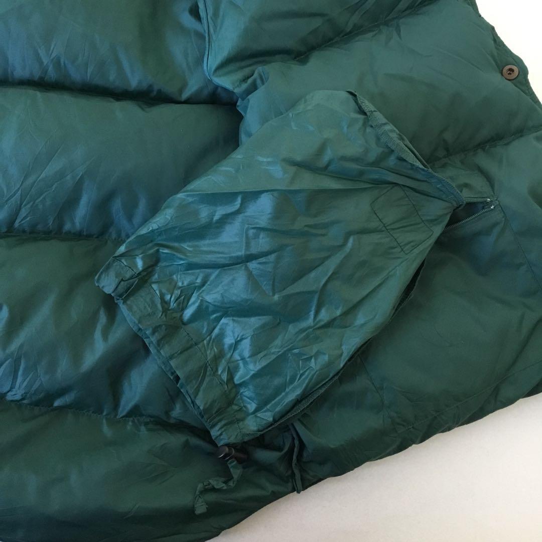 LLBean outdoors★グース/ダウンベスト◎L/グリーン