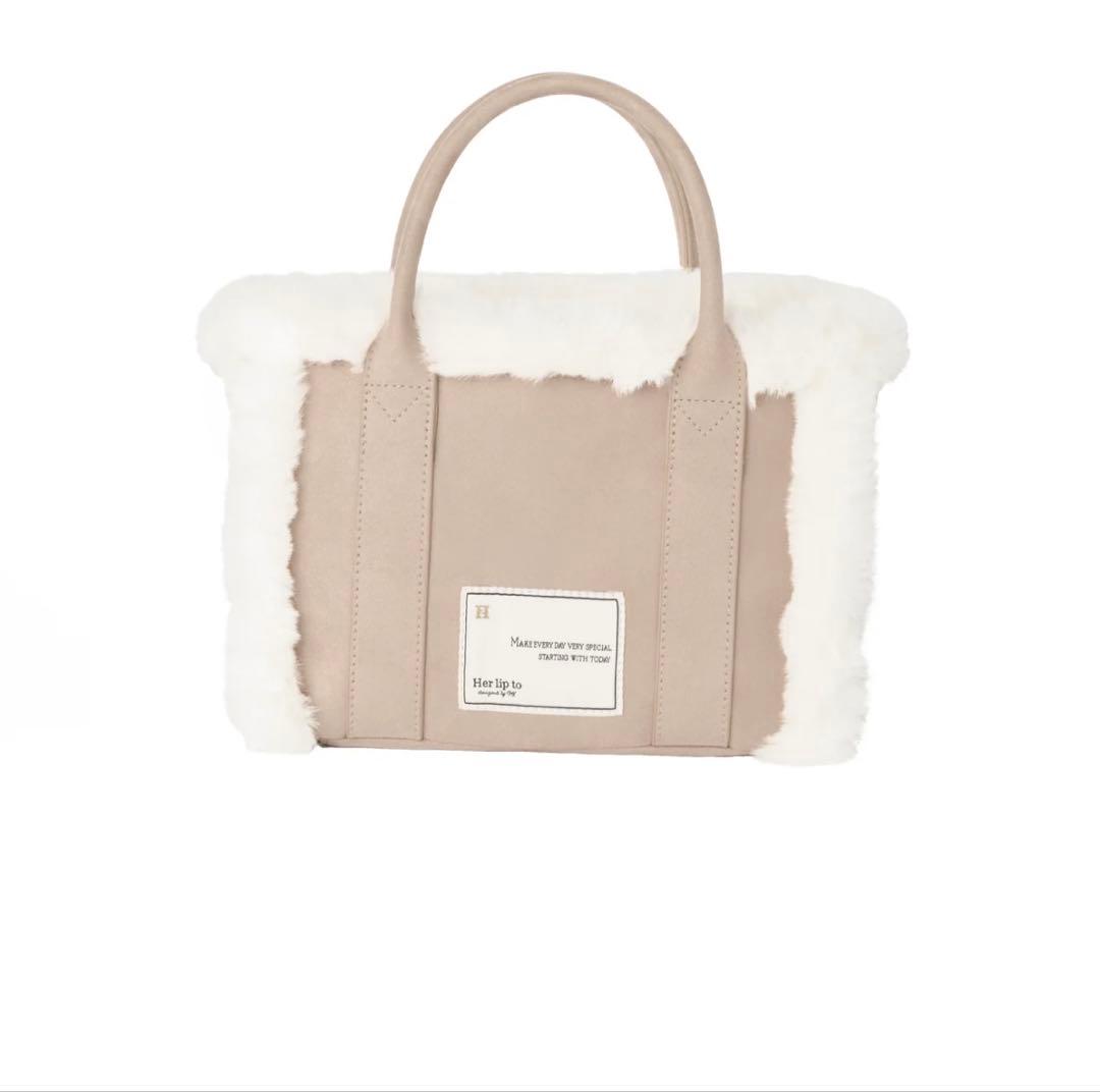 ぽ*む様 Her lip to Cozy Winter Tote Bag