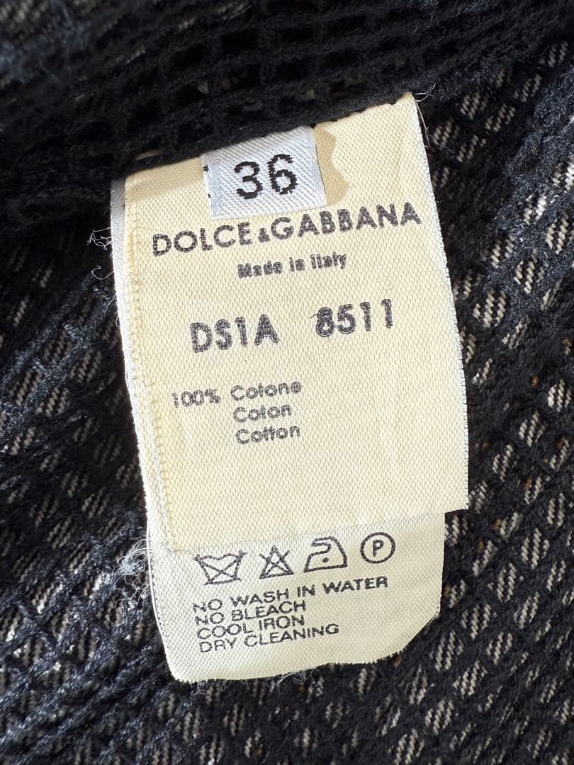 ドルチェ＆ガッバーナ デニムMA-1 ミリタリーブルゾン