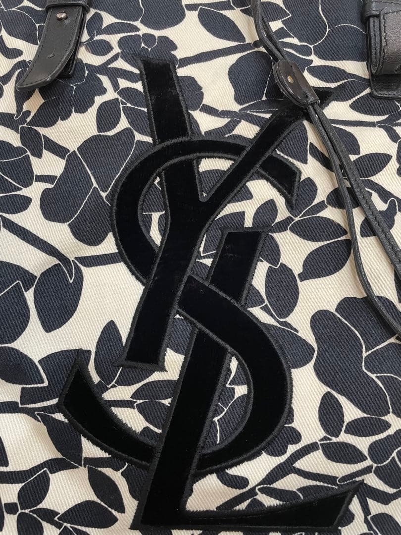 Saint Laurent フラワーパターン トートバッグ