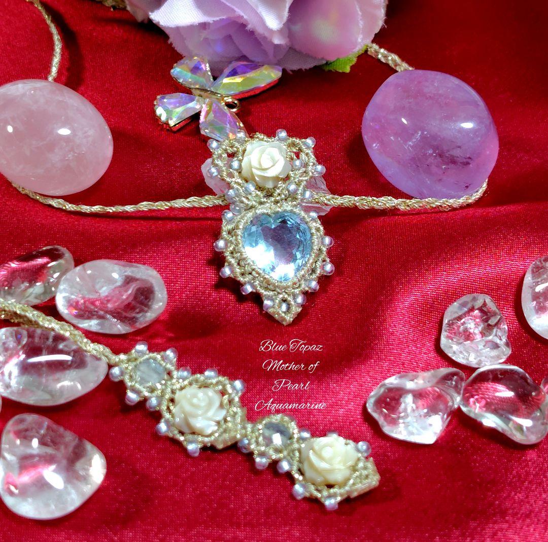 ♡ラピスラズリマクラメネックレス