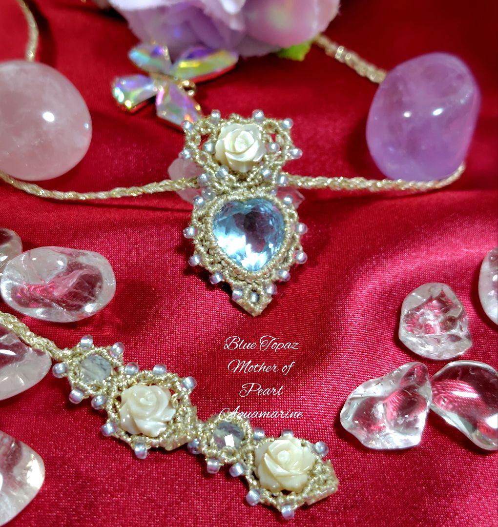 ♡ラピスラズリマクラメネックレス