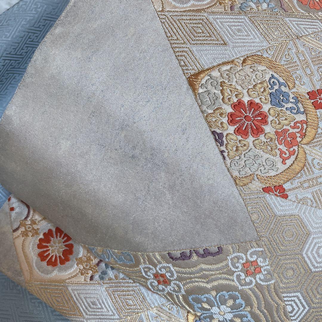 訪問着　フルセット　観世水　鹿の子絞り　金彩　紗綾形地紋　入学式　卒業式　L1