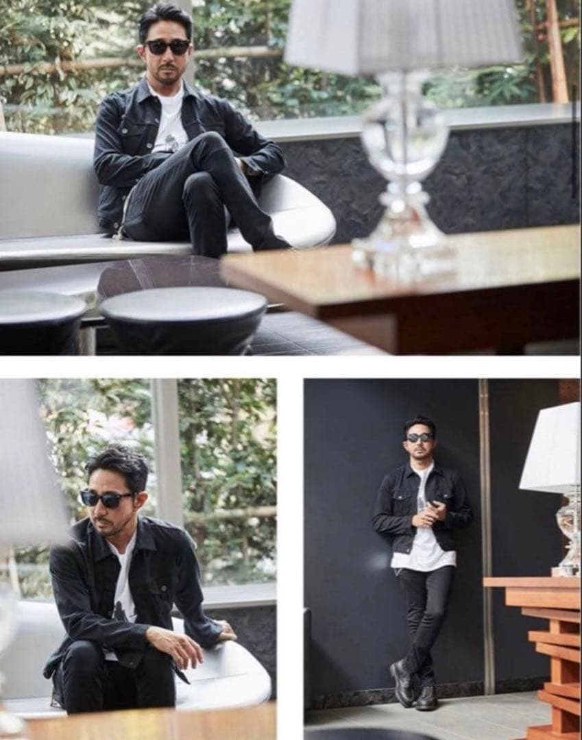 YANUK ×干場義雅 コラボ ブラックデニムジャケット