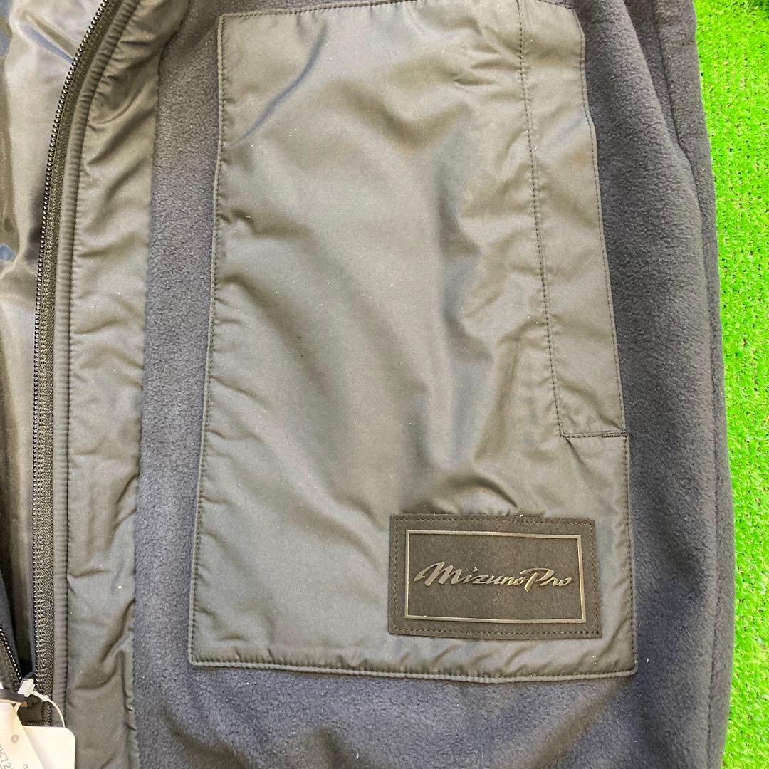 ミズノプロ　フリースジャケット　ブラック　L