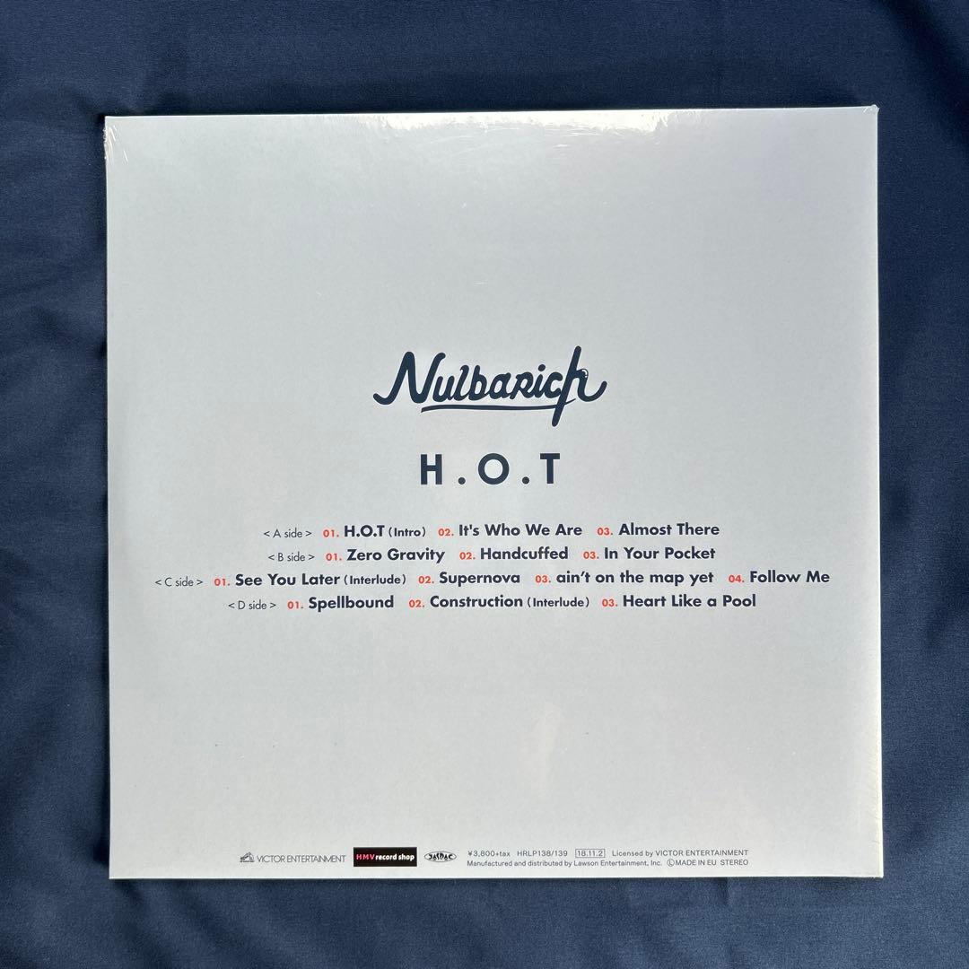 【未開封】Nulbarich - H.O.T アナログレコード
