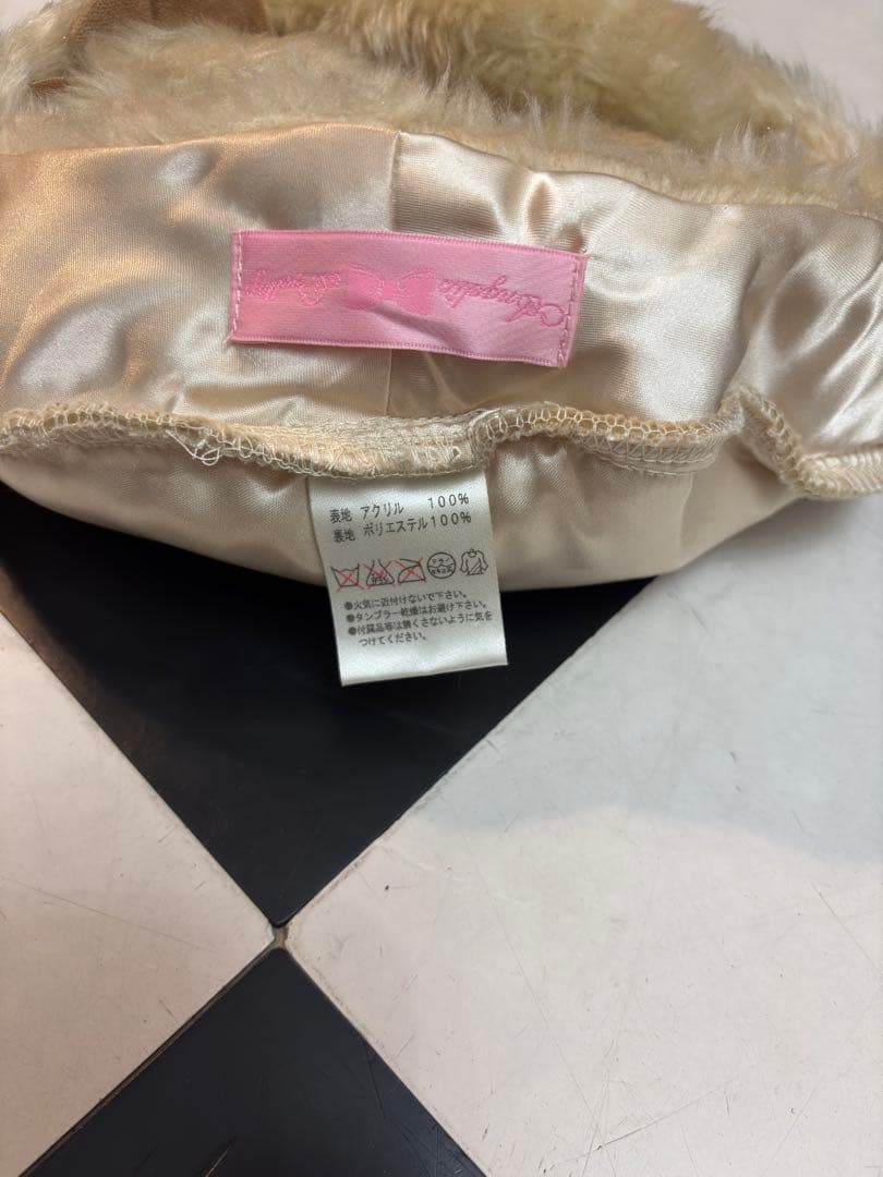 angelic pretty ケープコートとファーのベレー帽セット