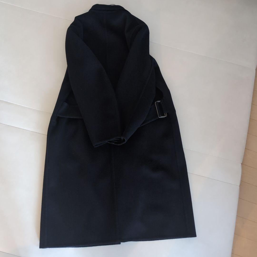 UNIQLO　プラスJ カシミヤブレンドチェスターコート Mサイズ　ネイビー