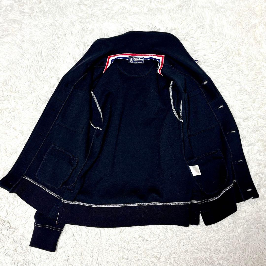 【極美品】サイコバニー テーラードジャケット　ニット　ブラック　ウール100 S