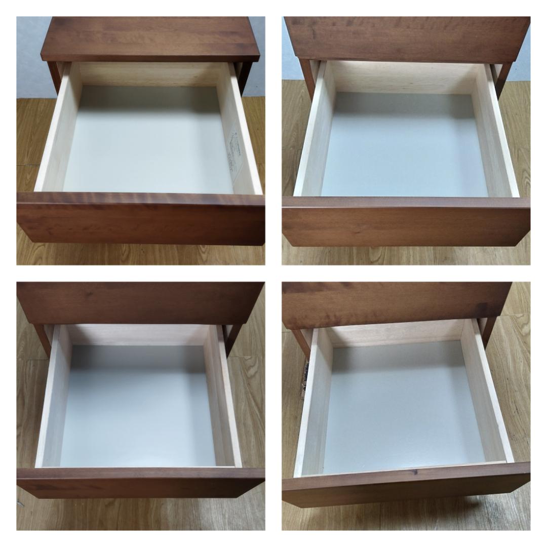K♢1063　無印良品　バーチ材チェスト　アジャスター付