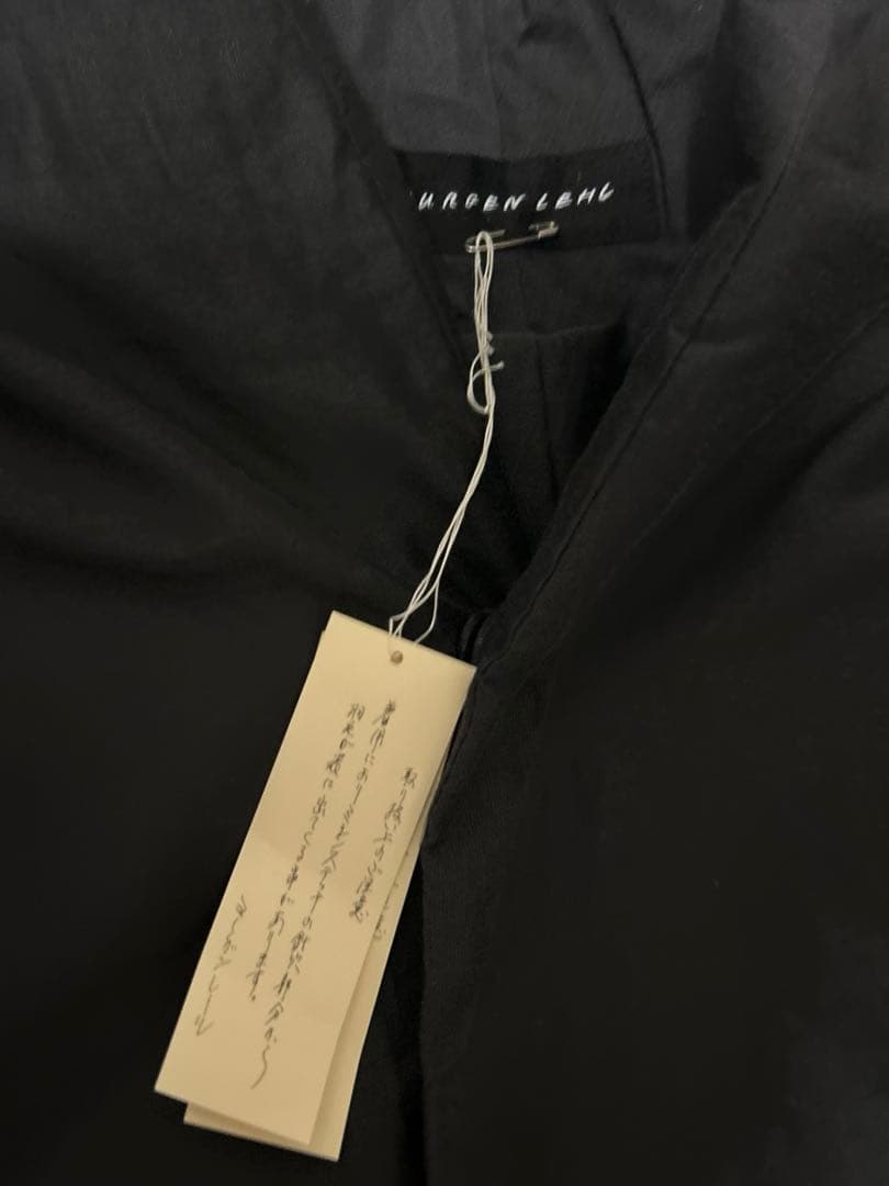 ヨーガンレール　シルクコットンダウン　ケープコート　ババグーリ　ブラック　新品